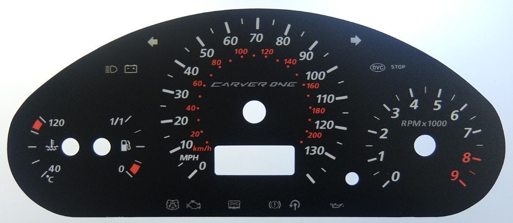 CARVER ONE MPH DIAL CONVERSION