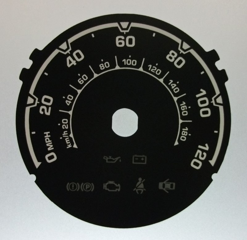 SPARK MPH DIAL CONVERSION