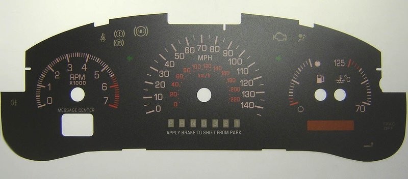 TRANSPORT MPH DIAL CONVERSION