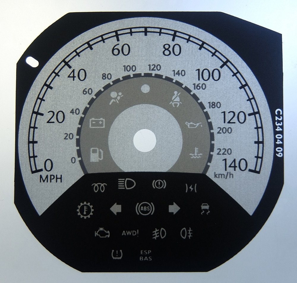 SEBRING MPH DIAL CONVERSION KIT