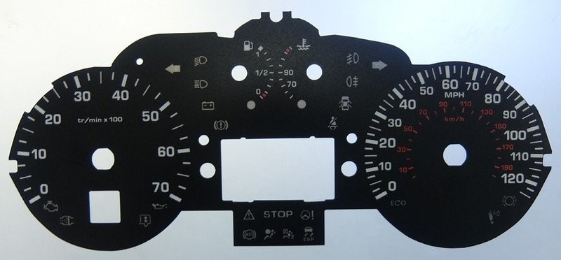 BERLINGO AUTOMATIC MPH DIAL CONVERSION