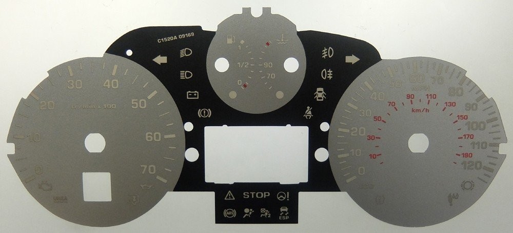 BERLINGO AUTO MPH DIAL CONVERSION