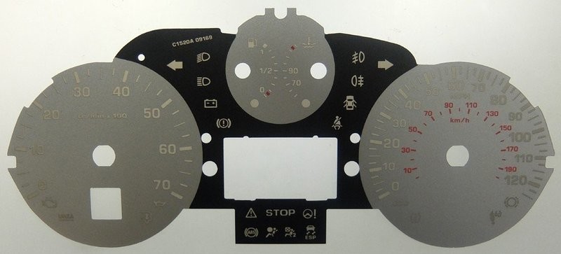 BERLINGO AUTO MPH DIAL CONVERSION