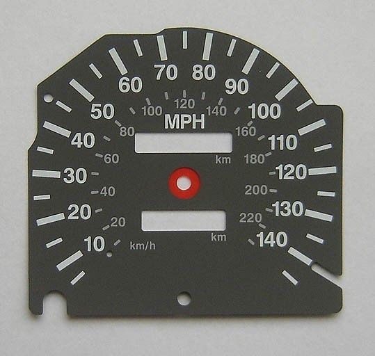 XANTIA MPH DIAL CONVERSION