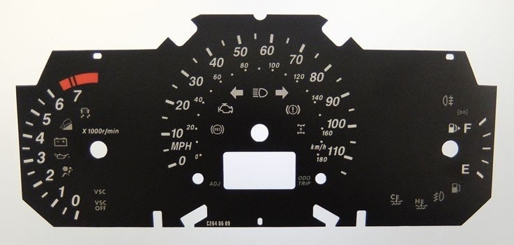 TERIOS MPH DIAL CONVERSION