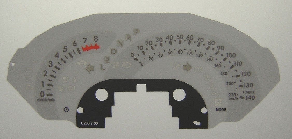 SIRION AUTO MPH DIAL CONVERSION