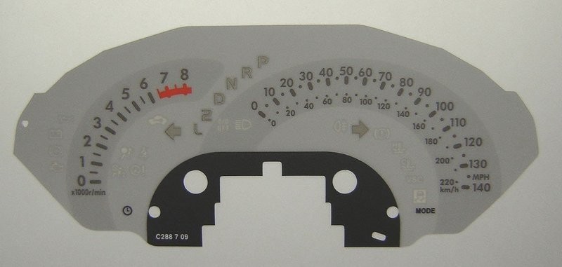 SIRION AUTO MPH DIAL CONVERSION