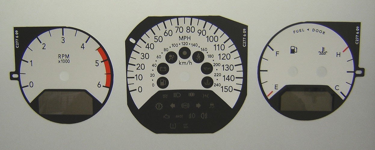 CALIBER MPH DIAL CONVERSION