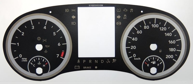 GRAND CARAVAN KMH DIAL CONVERSION