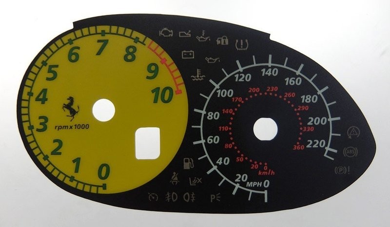599 / 612 MPH DIAL CONVERSION