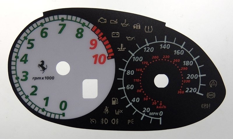 599 / 612 MPH DIAL CONVERSION