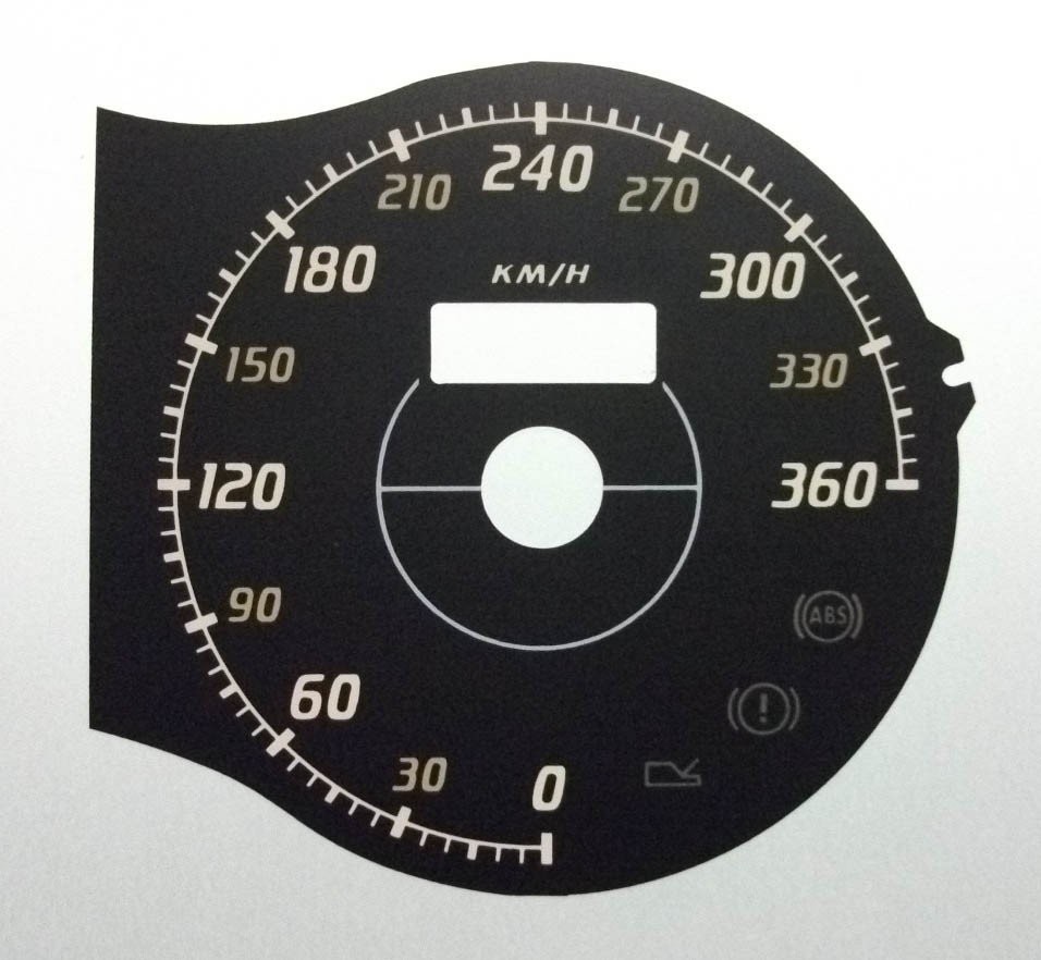 360 / 430 KMH DIAL CONVERSION