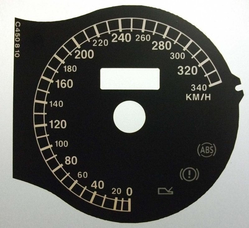 360 / 430 KMH DIAL CONVERSION