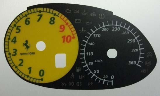 599 / 612 KMH DIAL CONVERSION