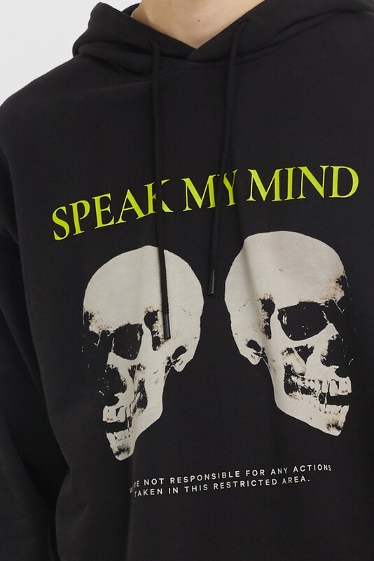 YPS Hoodie MIRRORED SKULL