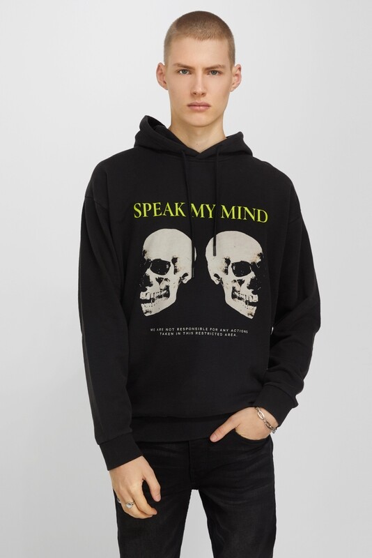 YPS Hoodie MIRRORED SKULL