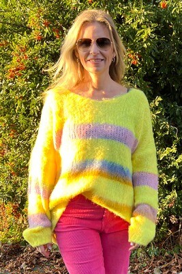 Miss Goodlife Streifen-Pullover