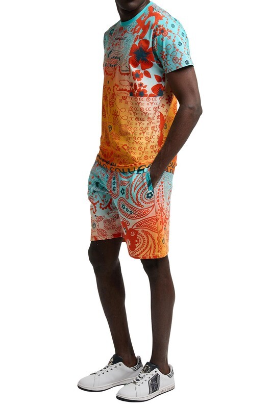 Carlo Colucci Bandana Sweat-Short