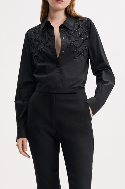 DOROTHEE SCHUMACHER BLUSE SPARKLING POPLIN