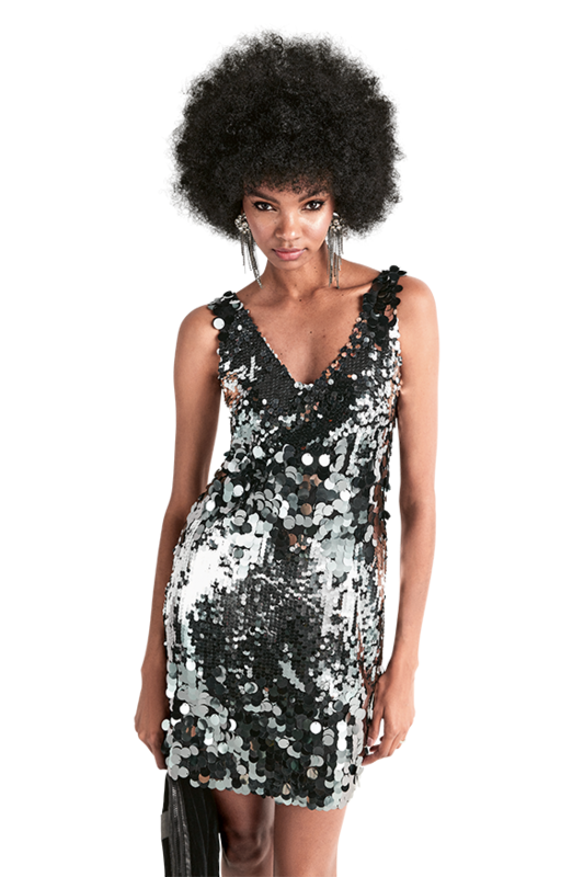RIANI PAILLETTEN-KLEID