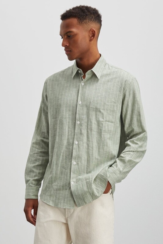 MADS NORGAARD HEMD MALTE STRIPE