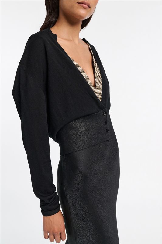 DOROTHEE SCHUMACHER CARDIGAN SHIMMERING MERINO