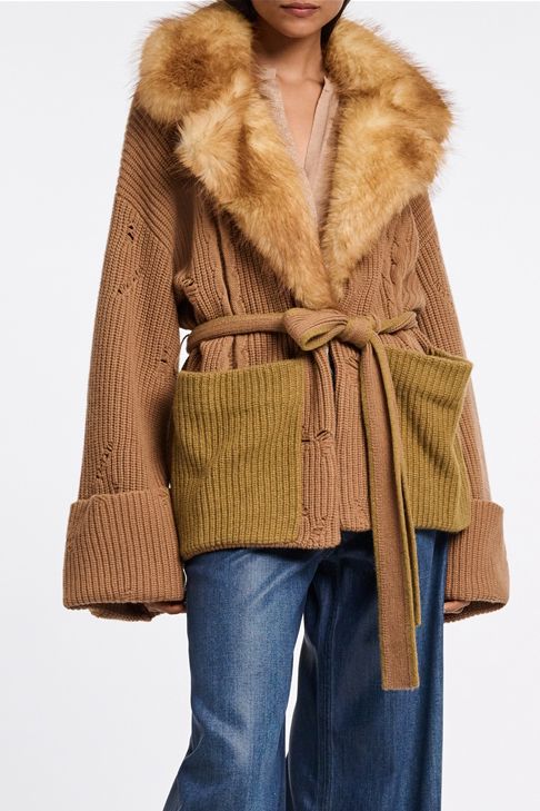 DOROTHEE SCHUMACHER CARDIGAN-JACKE FUR OPPULENCE