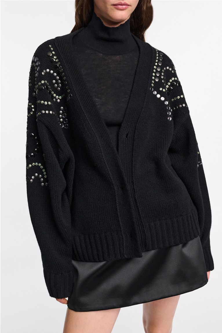 DOROTHEE SCHUMACHER CARDIGAN EMBELLISHED STATEMENTS