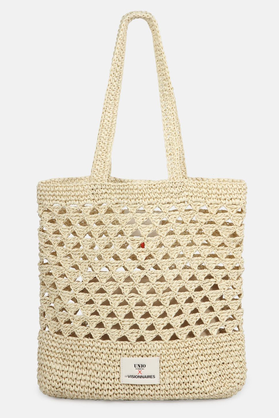 UNIO X LES VISIONNAIRES TASCHE SHOPPER RAFFIA