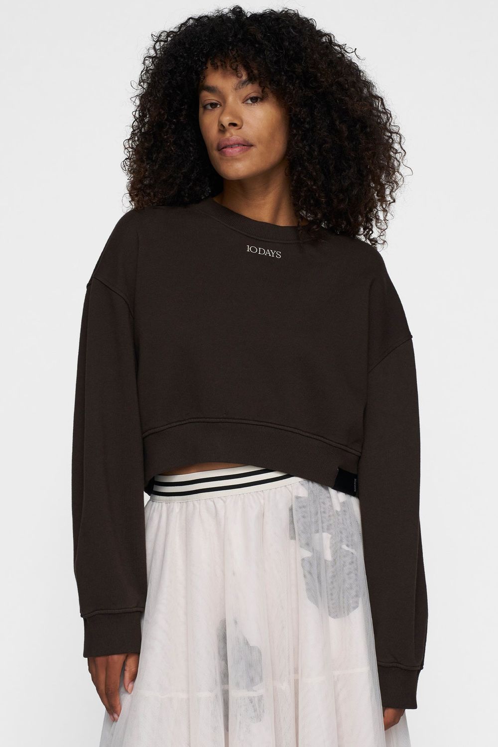 10 DAYS SWEATER CROPPED