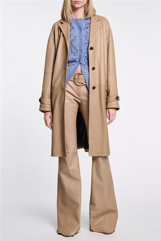 DOROTHEE SCHUMACHER LEDERMANTEL SLEEK STATEMENT III