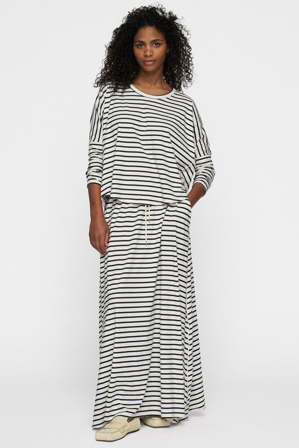 10 DAYS SKIRT STRIPES