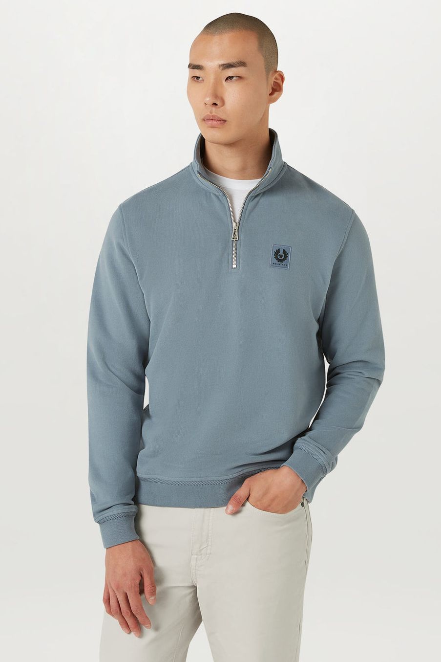 BELSTAFF SWEATER QUARTER ZIP