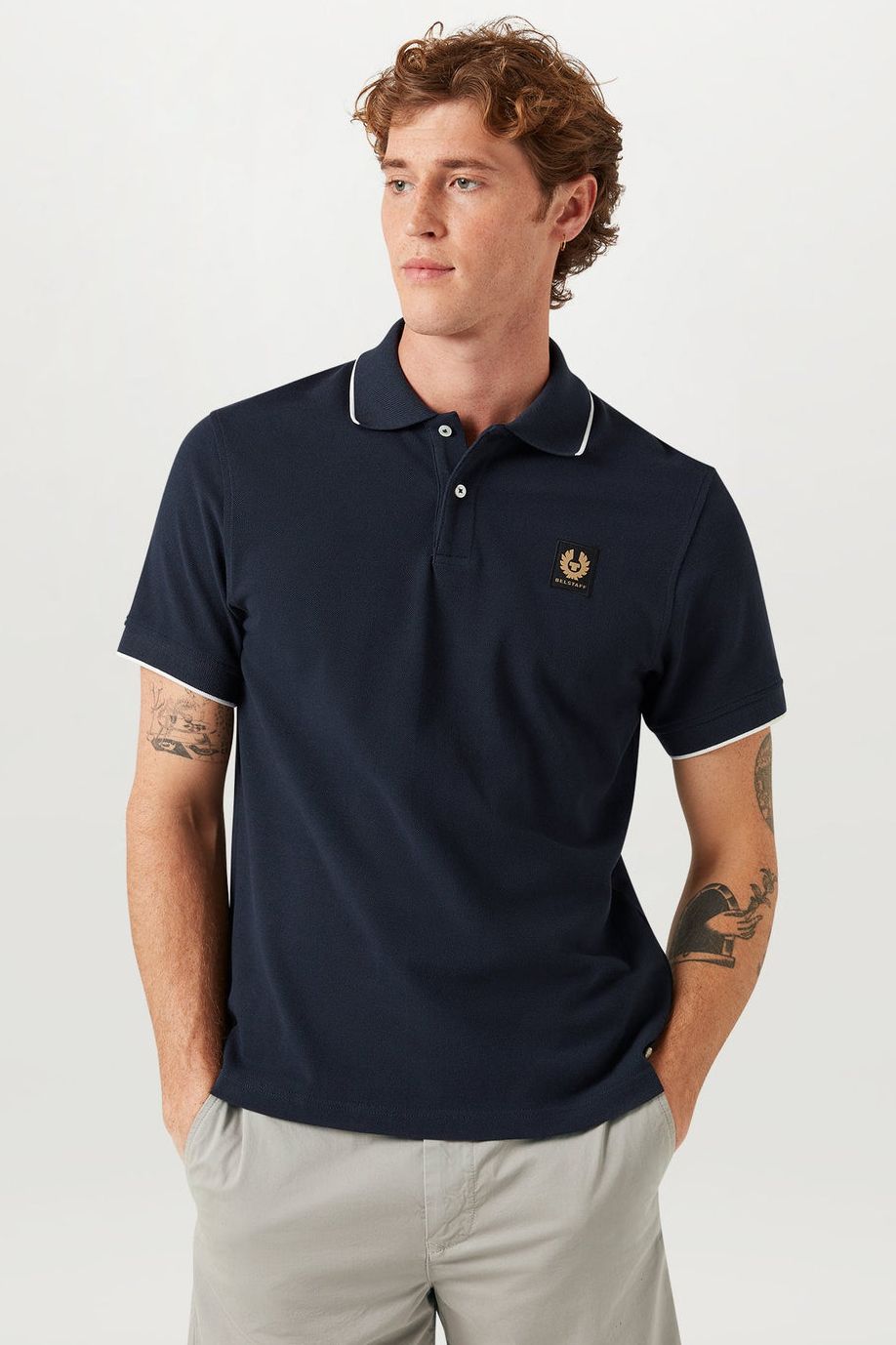 BELSTAFF POLOSHIRT TIPPED