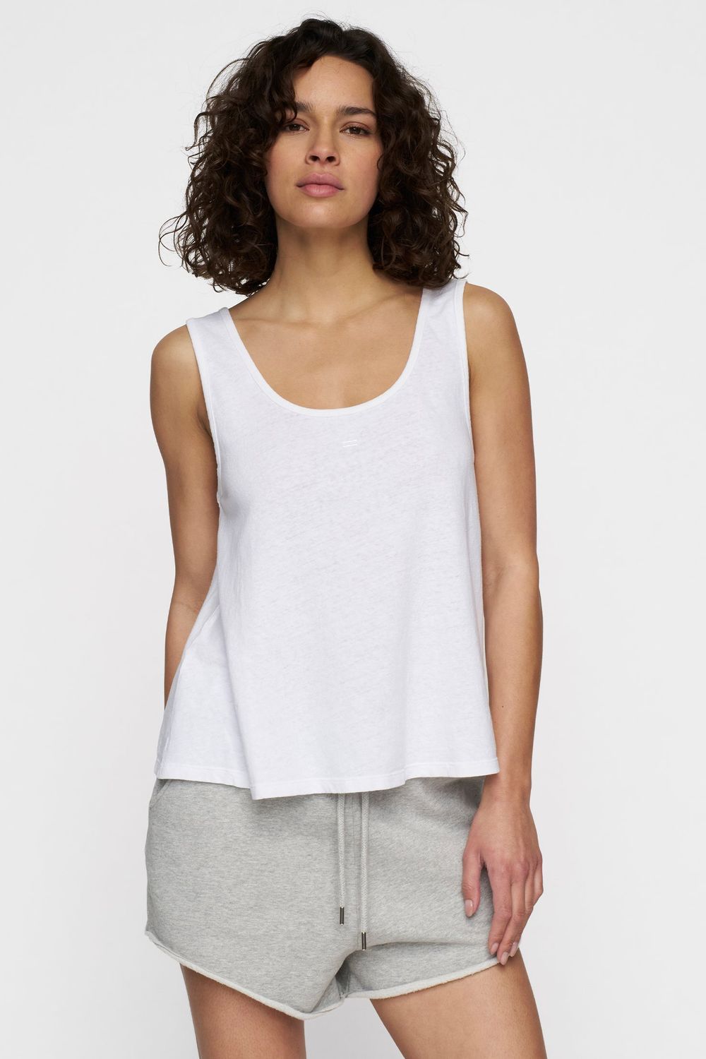 10 DAYS TOP SINGLET LINEN