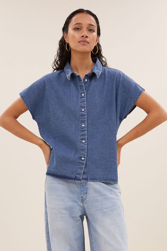 BY-BAR DENIM-BLUSE KARLY