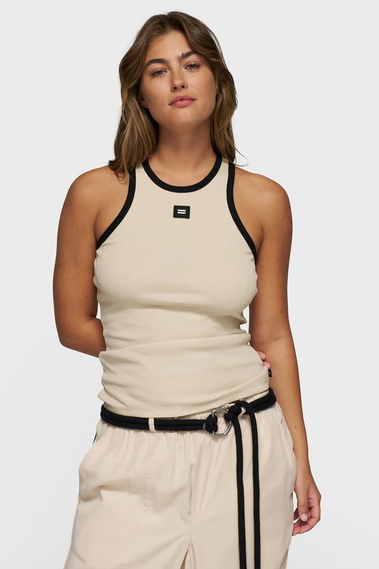 10 DAYS TANKTOP RIB CONTRAST