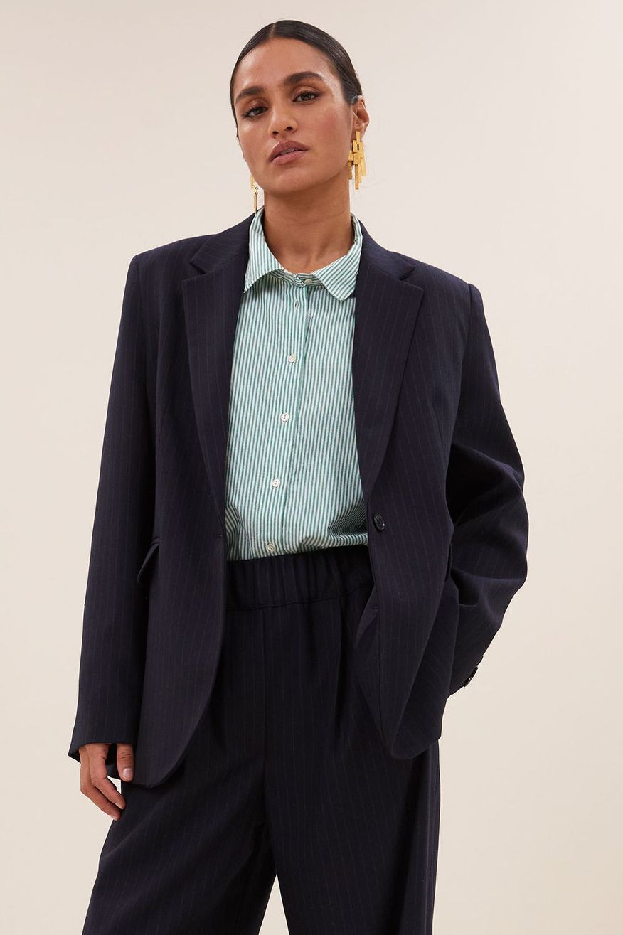 BY-BAR BLAZER JILL PINSTRIPE