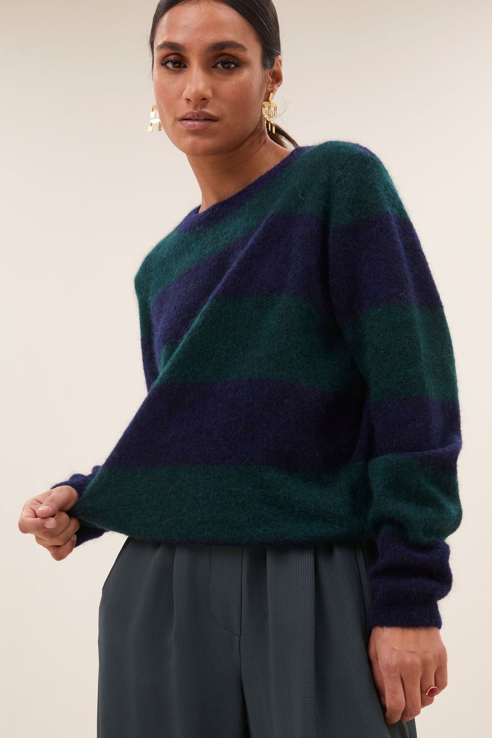 BY-BAR PULLOVER GWEN BIG STRIPE