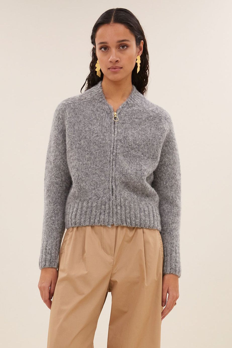 BY-BAR CARDIGAN JONAS ZIP