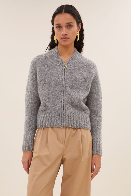 BY-BAR CARDIGAN JONAS ZIP