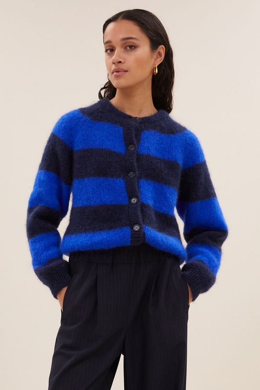 BY-BAR CARDIGAN SIAN STRIPE