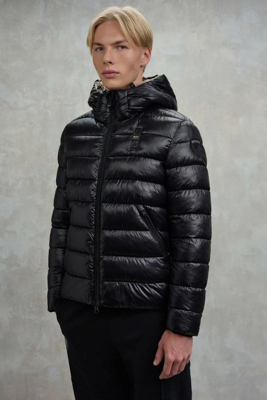 BLAUER DAUNENJACKE ADAMS