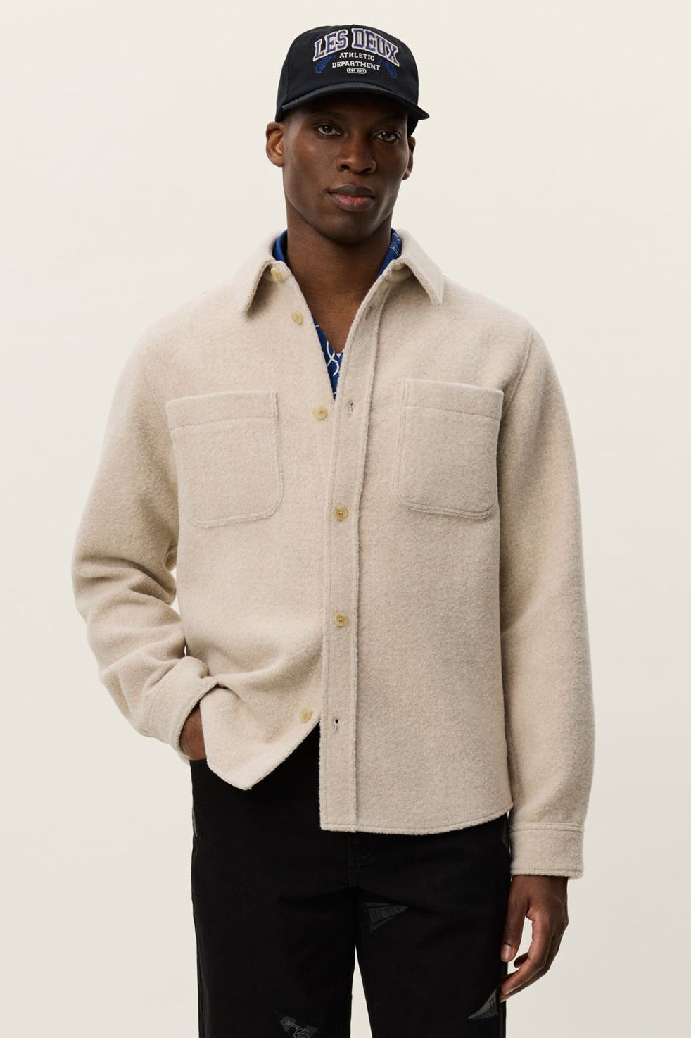 LES DEUX OVERSHIRT LENNON BOUCLÉ