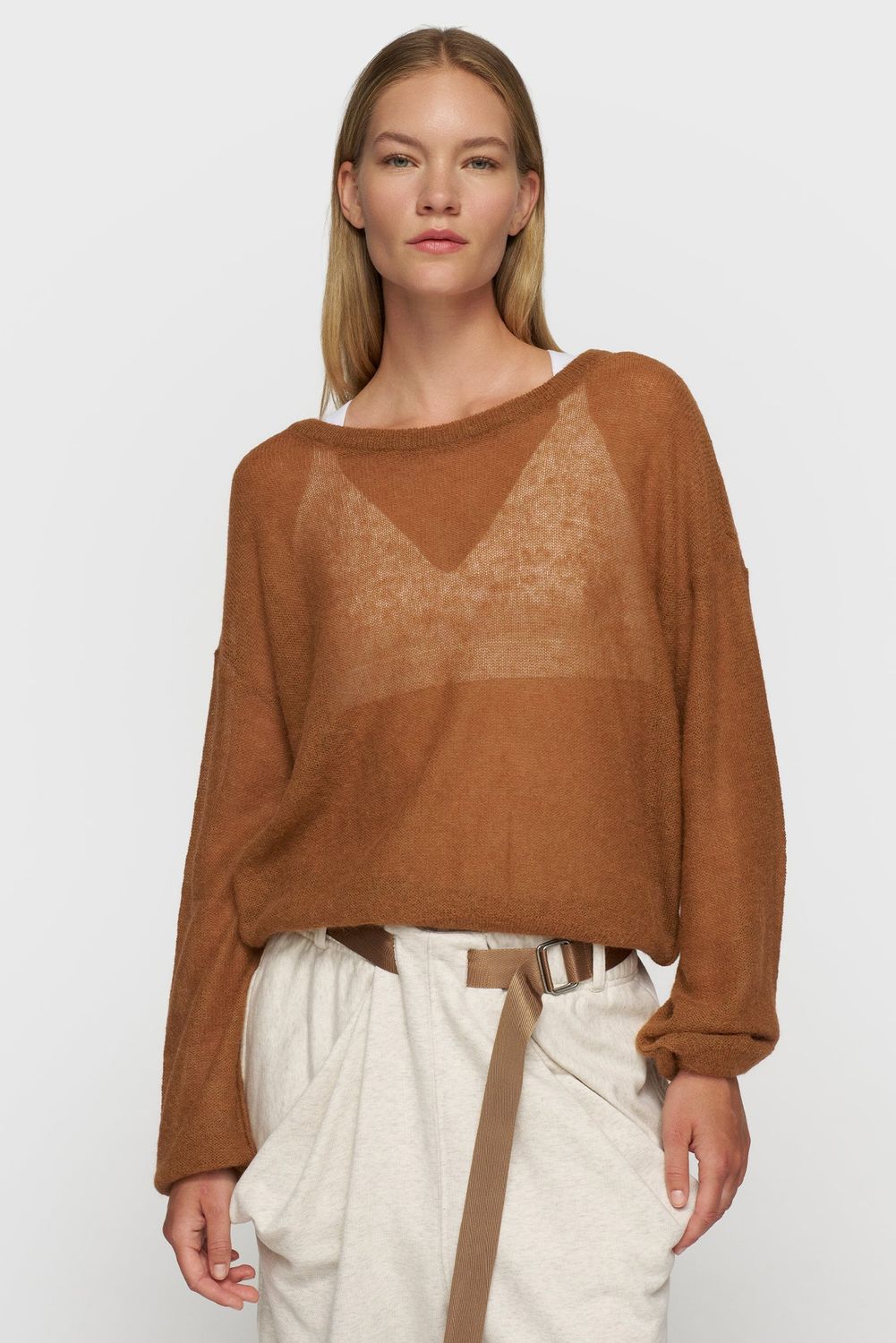 10 DAYS BALLOON THIN KNIT PULLOVER