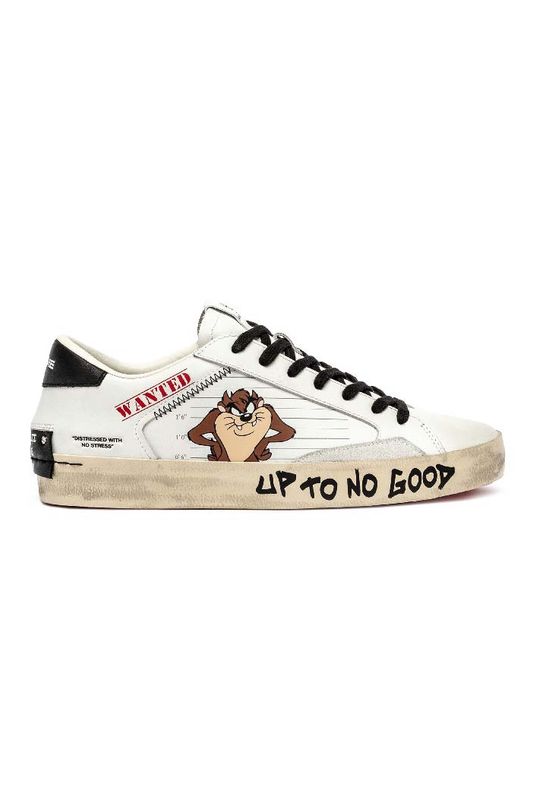 CRIME LONDON SNEAKER DISTRESSED LOONEY TUNES GRAFFITI