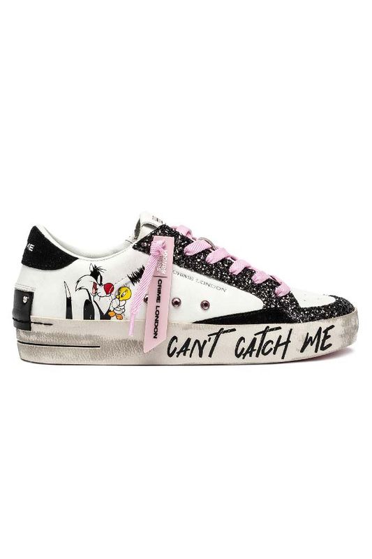CRIME LONDON SNEAKER SK8 LOONEY TUNES GRAFFITI