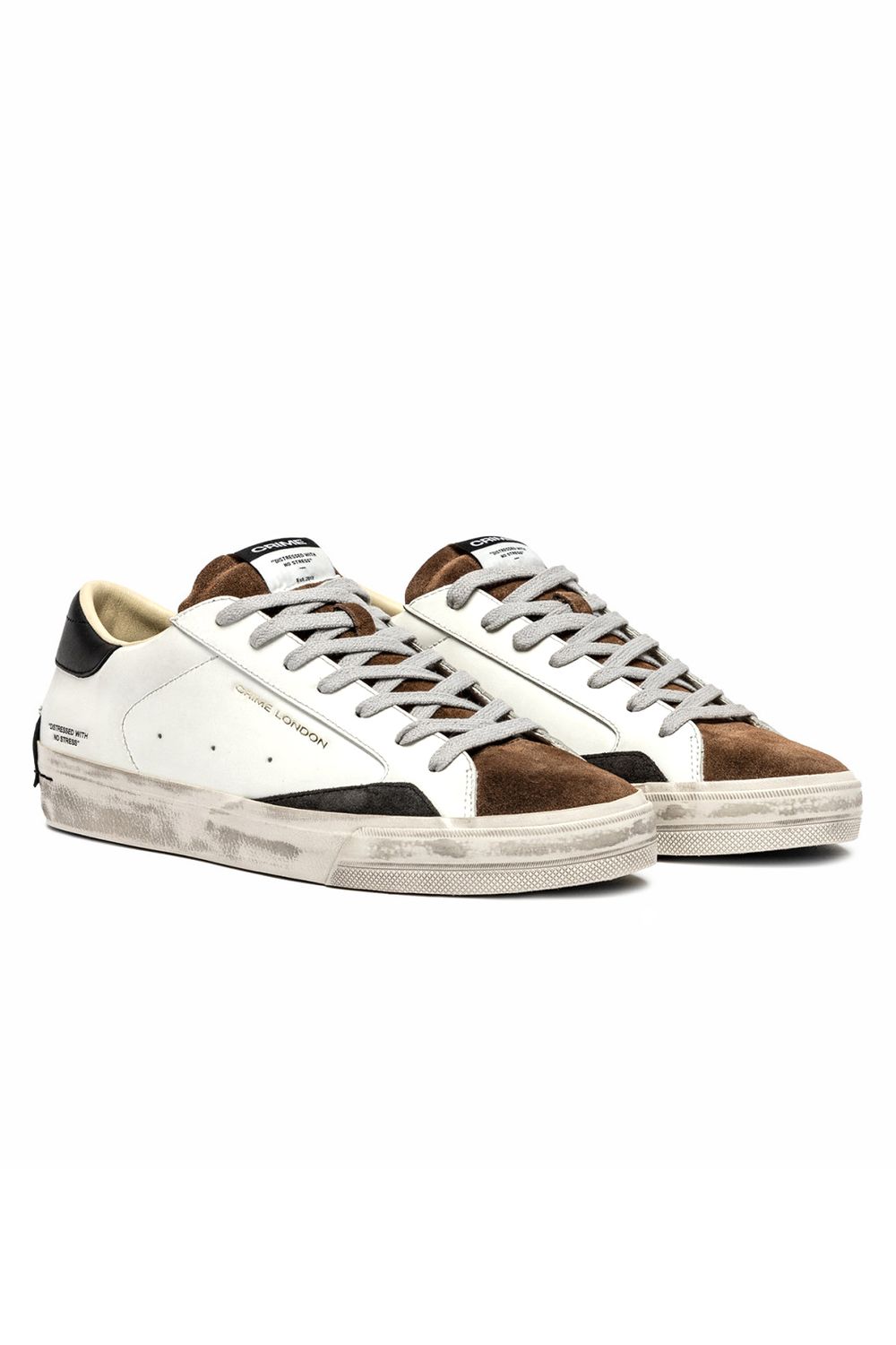 CRIME LONDON SNEAKER DISTRESSED 2.0