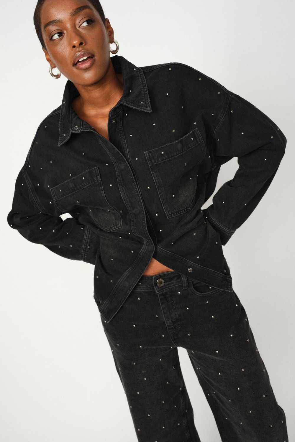 MOS MOSH JEANS-BLUSE MMEMME STUDS
