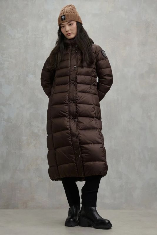 BLAUER DAUNENMANTEL ANITA